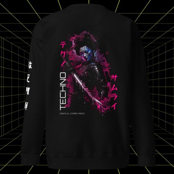 Sudadera premium unisex | Ciberpunk Samurai