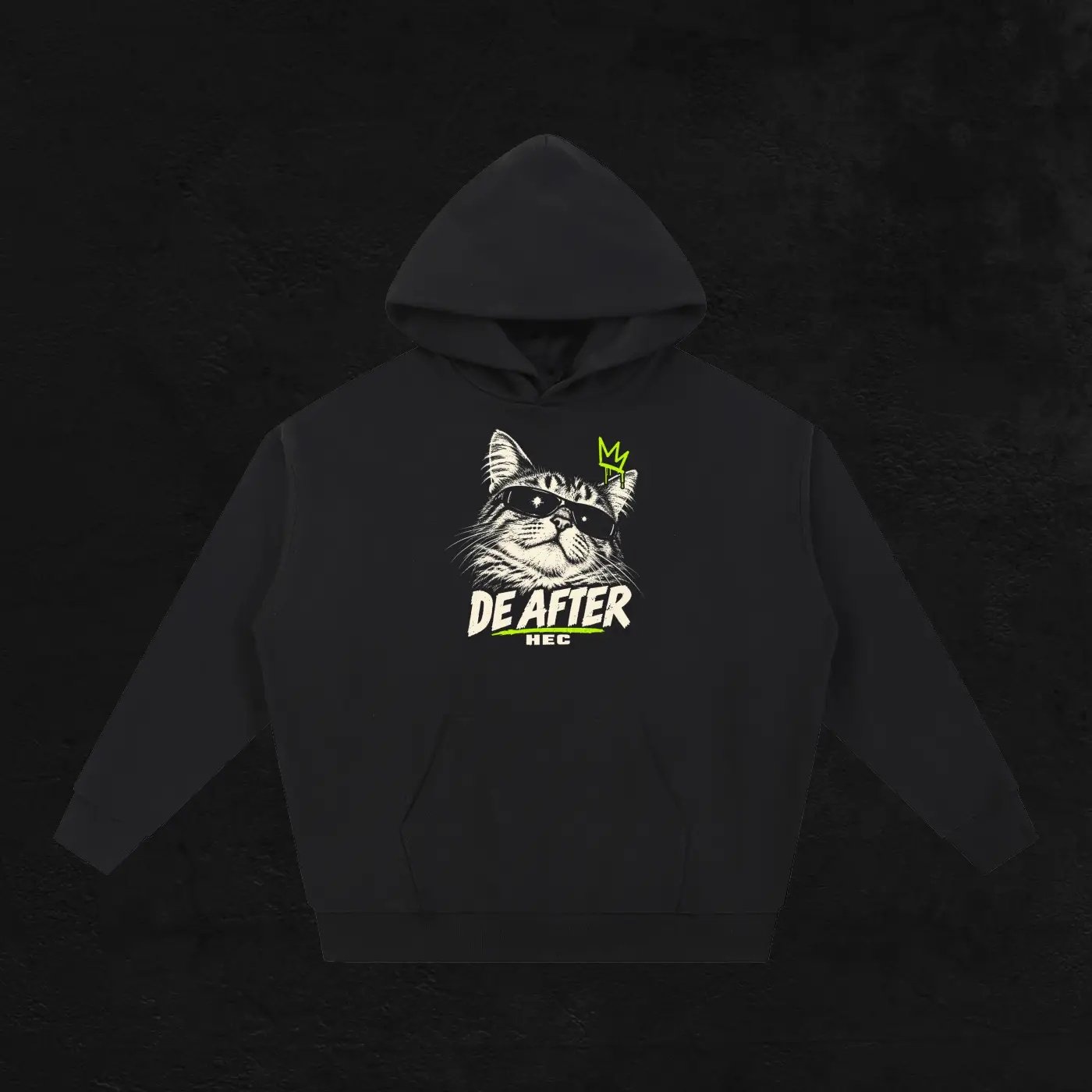 Sudadera oversized «Estoy de After» – Gato Perdido