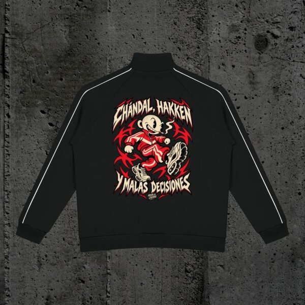 Chaqueta de chándal retro | Hakken Rave Streetwear (380 GSM)