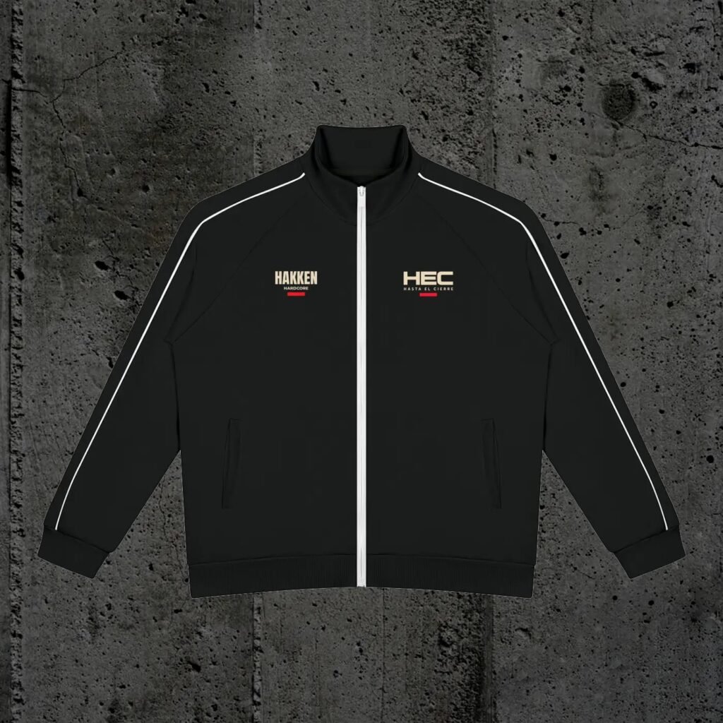 Chaqueta de chándal retro | Hakken Rave Streetwear (380 GSM)